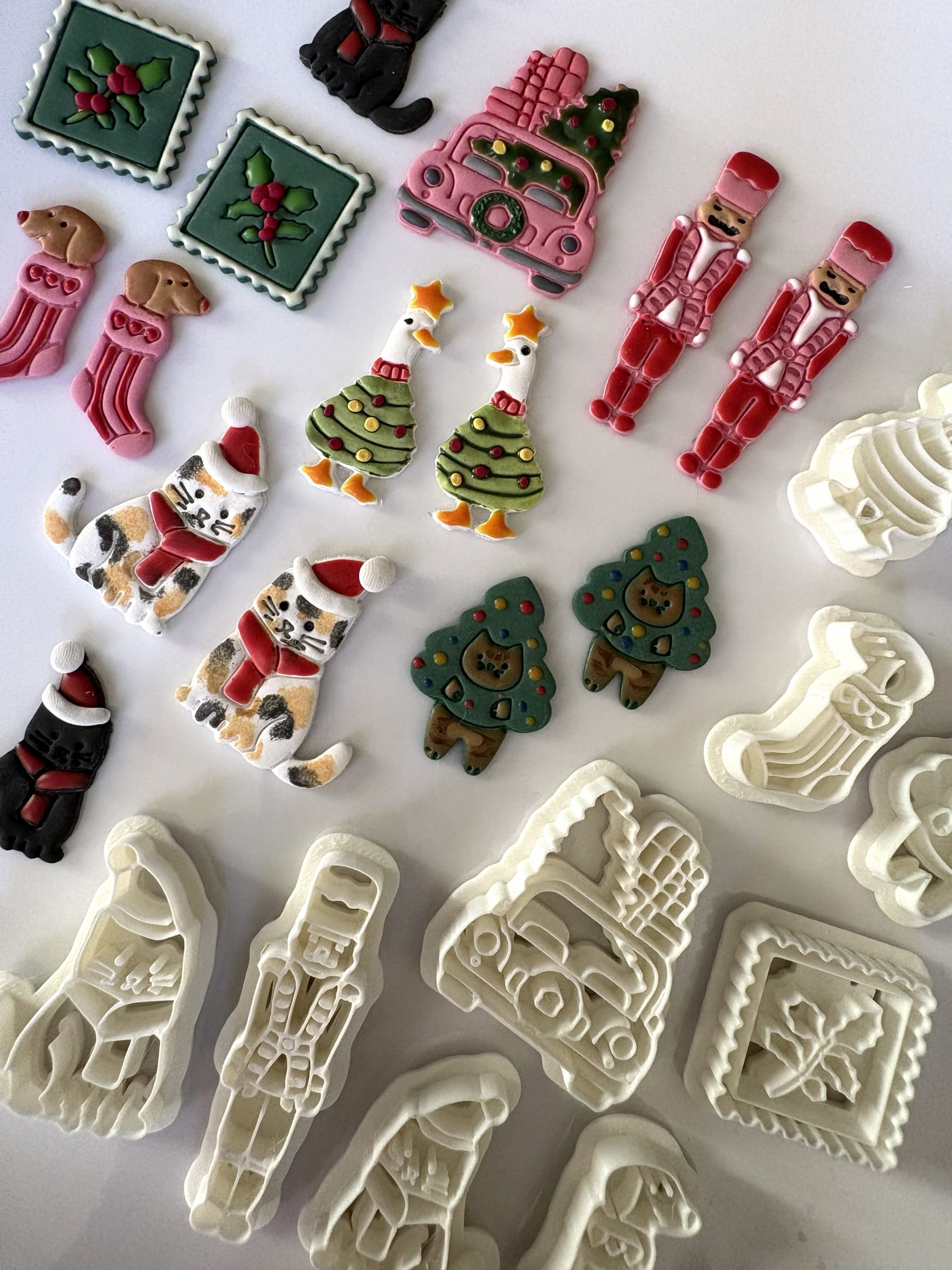 Christmas Polymer Clay Cutter Tool Bundle