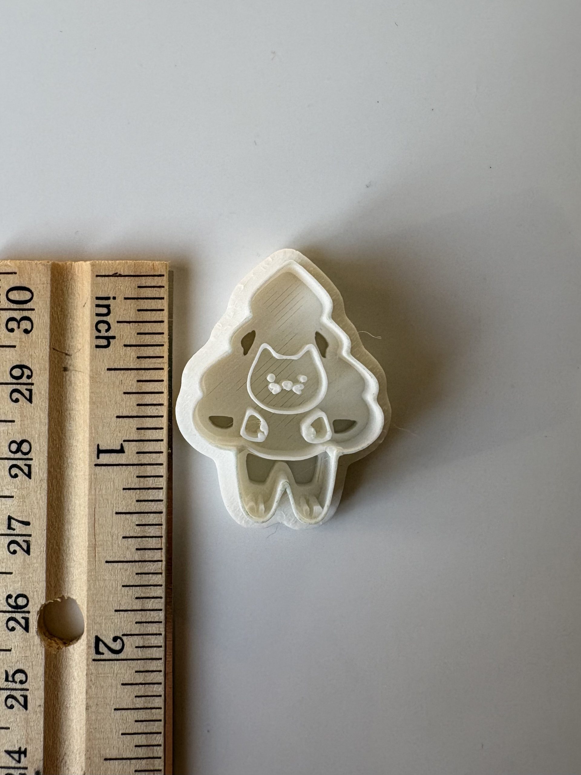 Cat In A Christmas Tree Polymer Clay Cutter Tool image 2