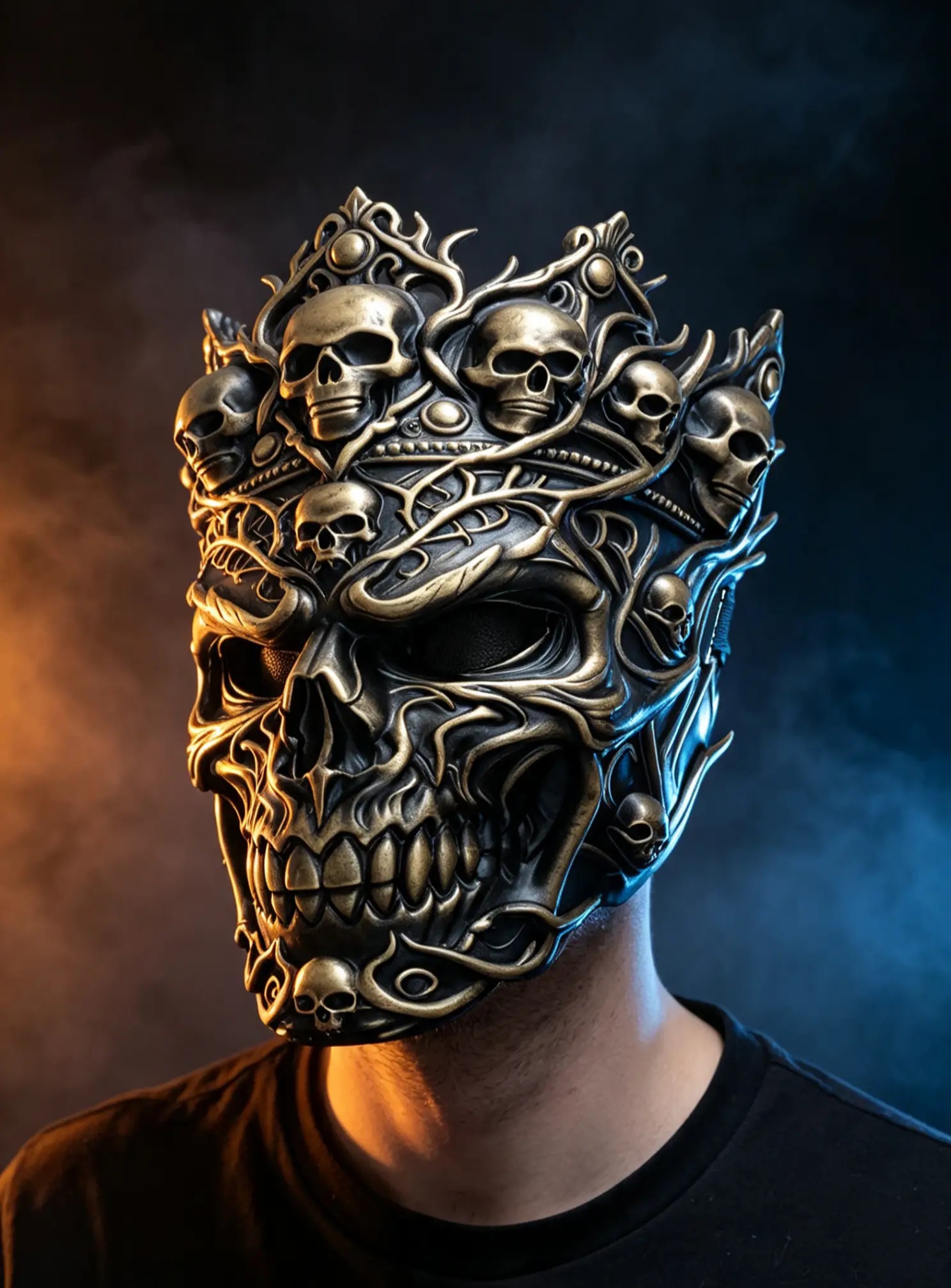 Wearable King of Darkness mask