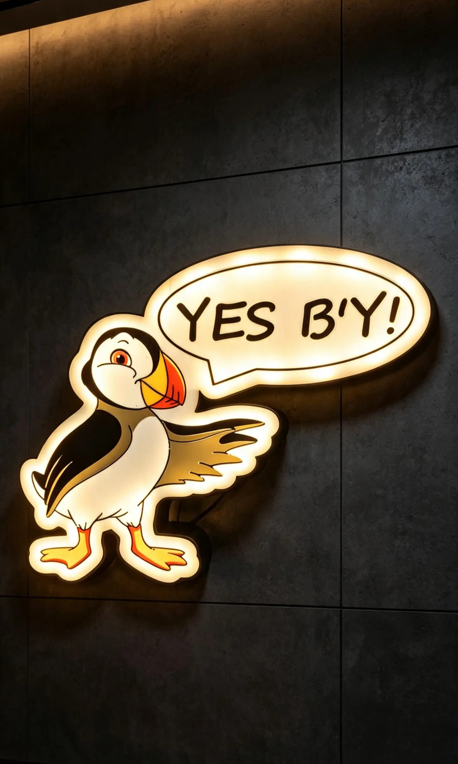 Newfounland Puffin lightbox