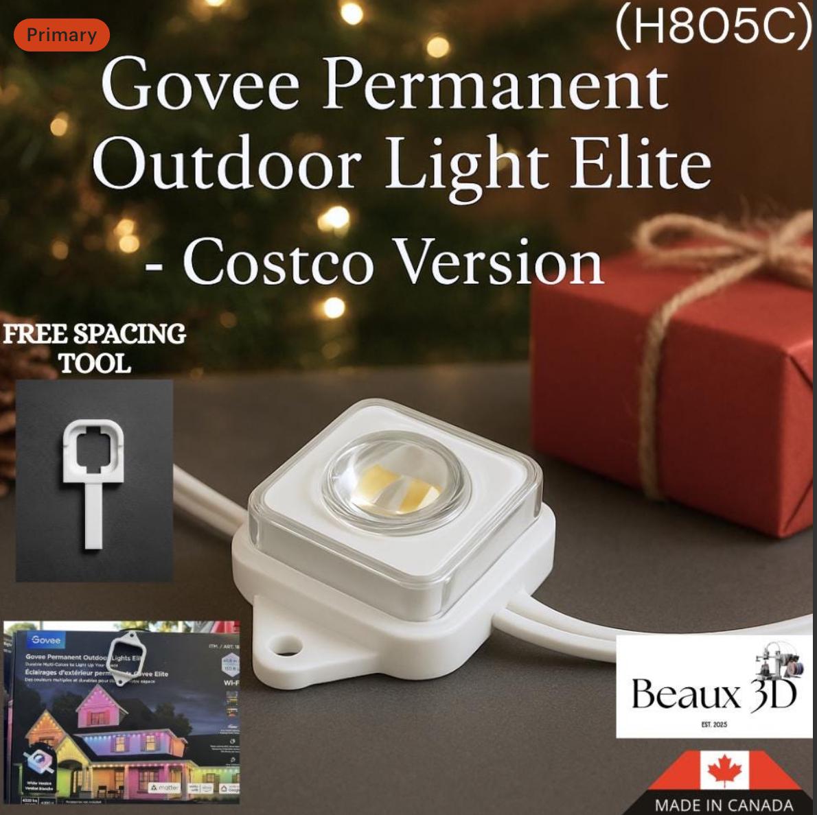 Govee Elite Outdoor Light Mount Clips (H805C) | 3D Printed PETG image 11
