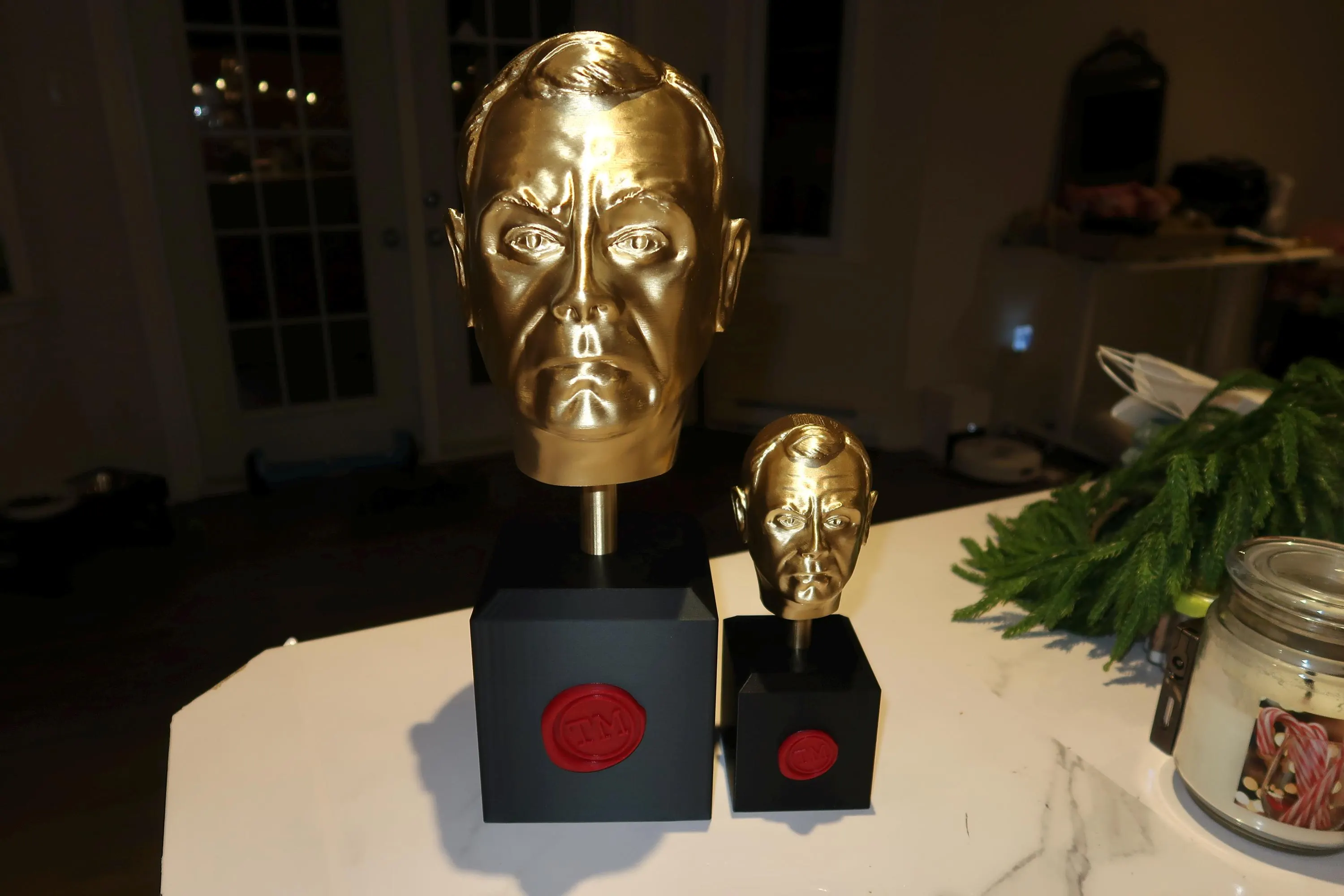 Taskmaster Trophy Replica 44cm + Free Mini Trophy (Identical to the Original of Greg Davies) image 3