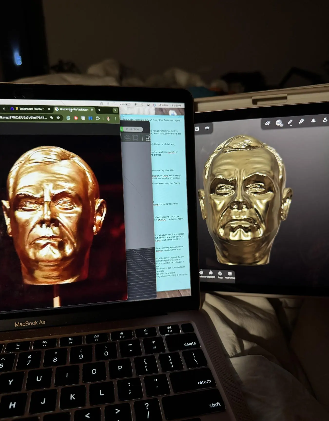 Taskmaster Trophy Replica 44cm + Free Mini Trophy (Identical to the Original of Greg Davies) image 7