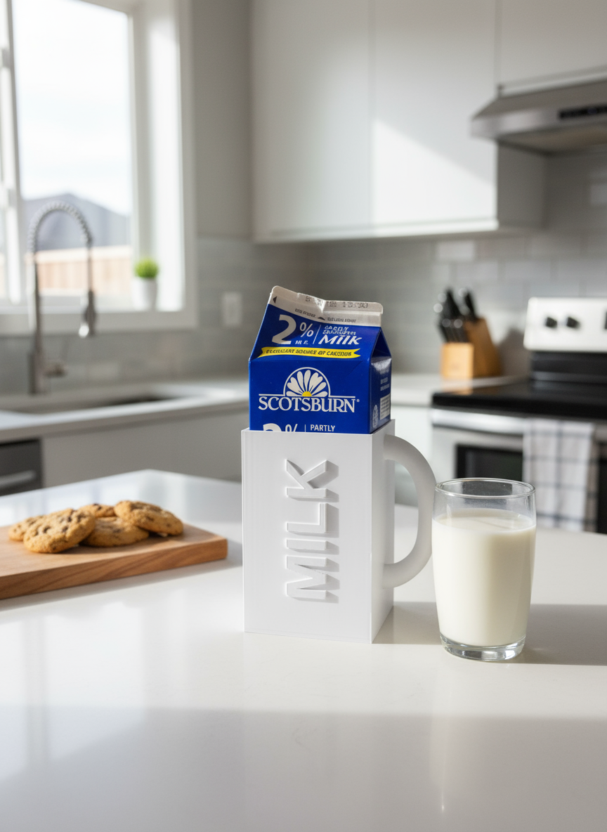Classic 2L Milk Carton Holder – Inspired by the Original Central Dairies Holder image 2