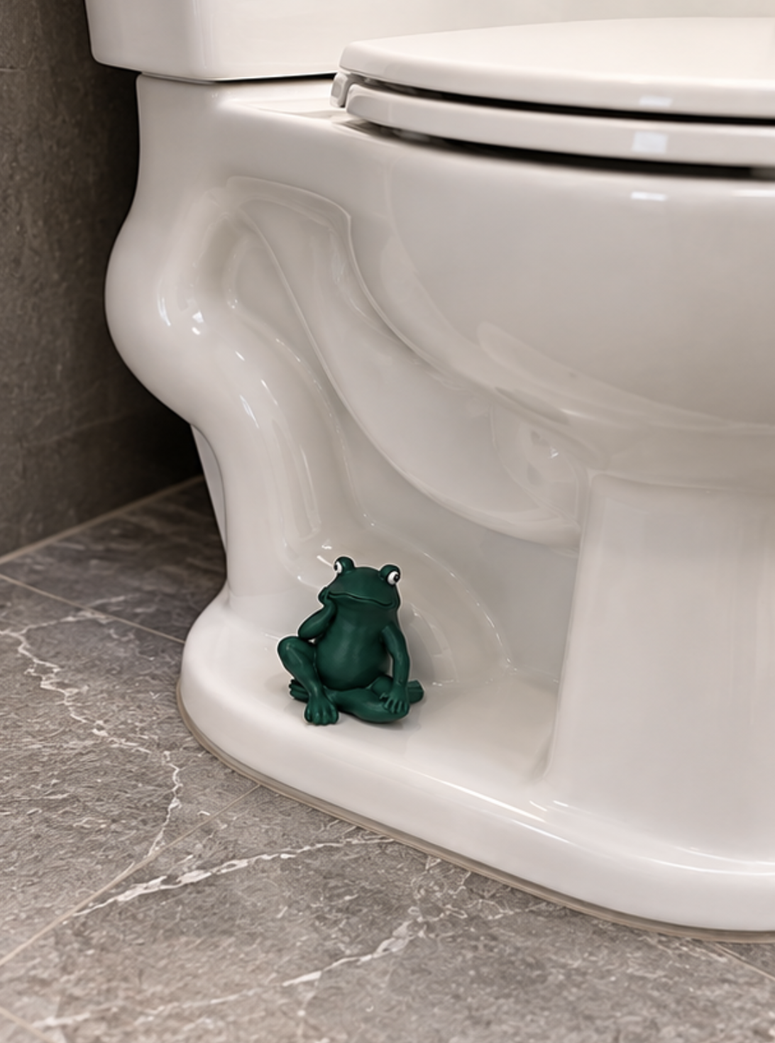 Frog Toilet Bolt Cap Cover for Bathroom - A Functional & Whimsical Buddy for Your Toilet image 2