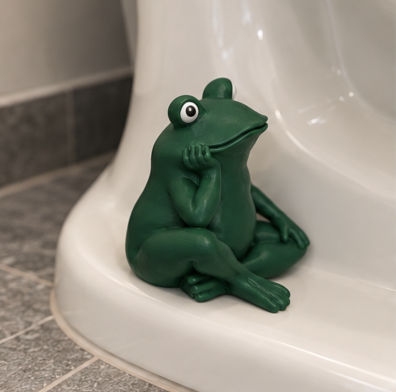 Frog Toilet Bolt Cap Cover for Bathroom - A Functional & Whimsical Buddy for Your Toilet image 5