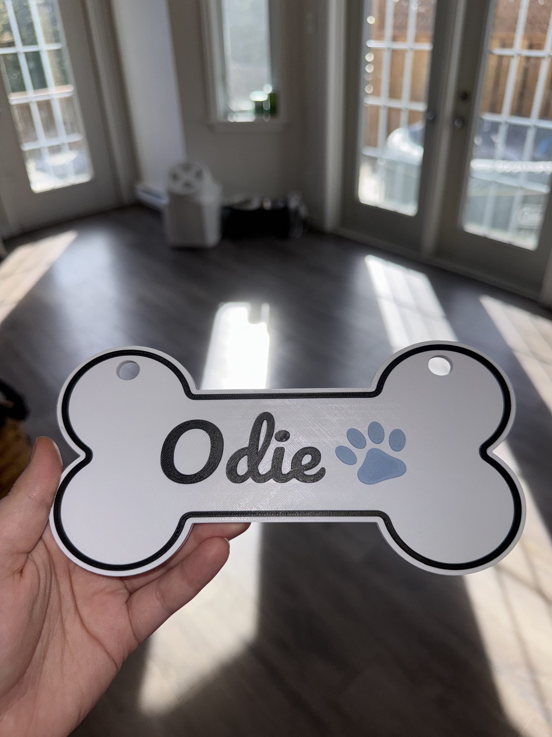 Custom Pet Name Sign for Kennel/Crate image 5