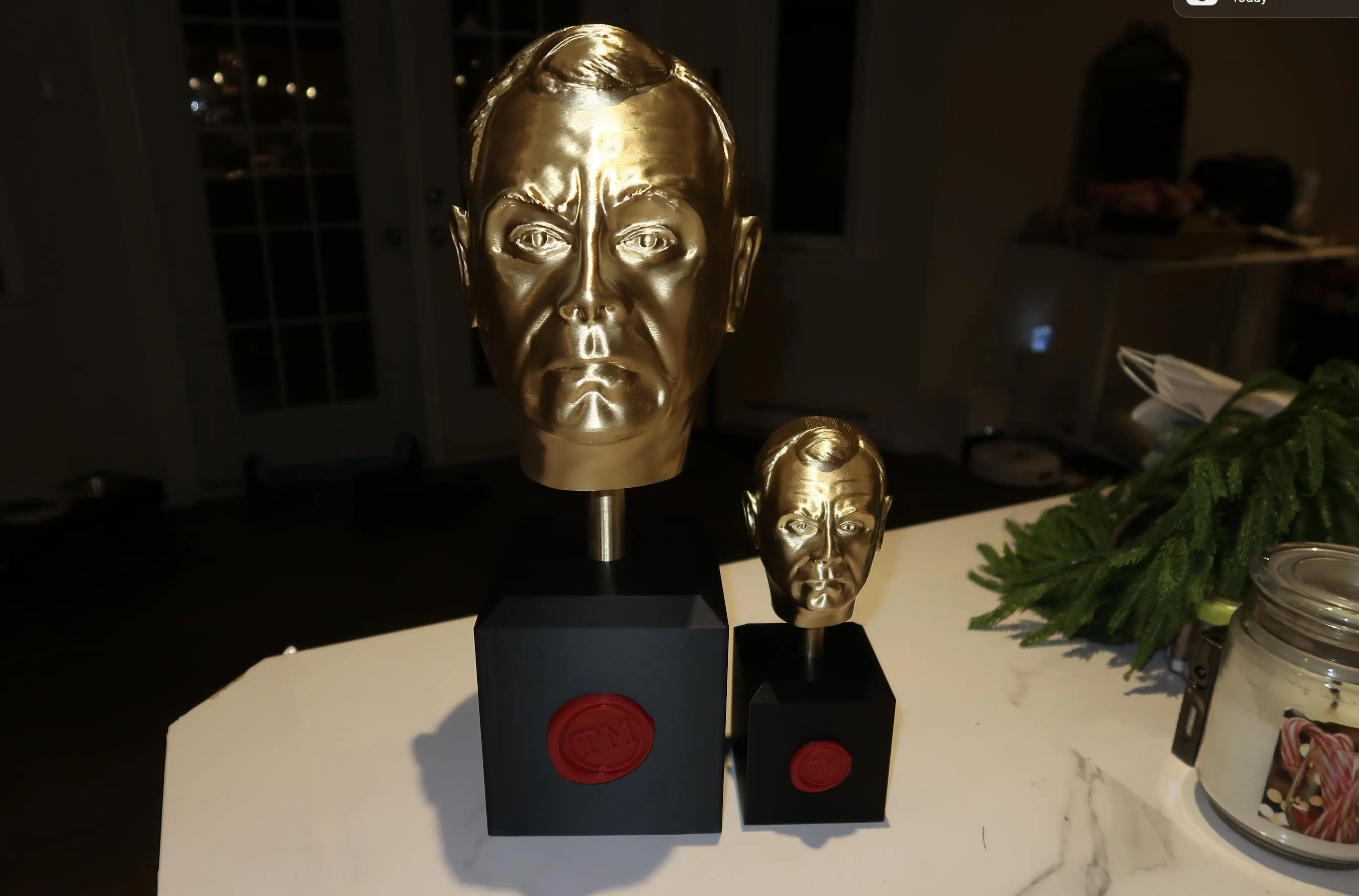 Taskmaster Trophy Replica 44cm + Free Mini Trophy (Identical to the Original of Greg Davies) image 12