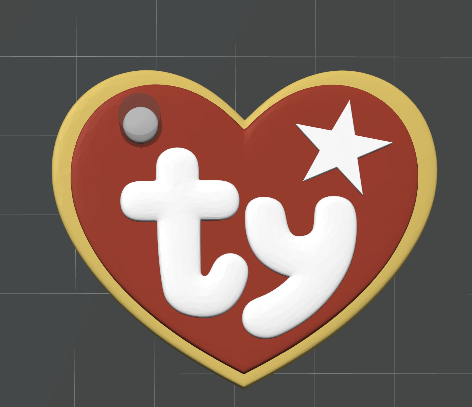 Halloween TY-Inspired Heart-Shaped Pet ID Tag – Cute Dog Costume Accessory image 3