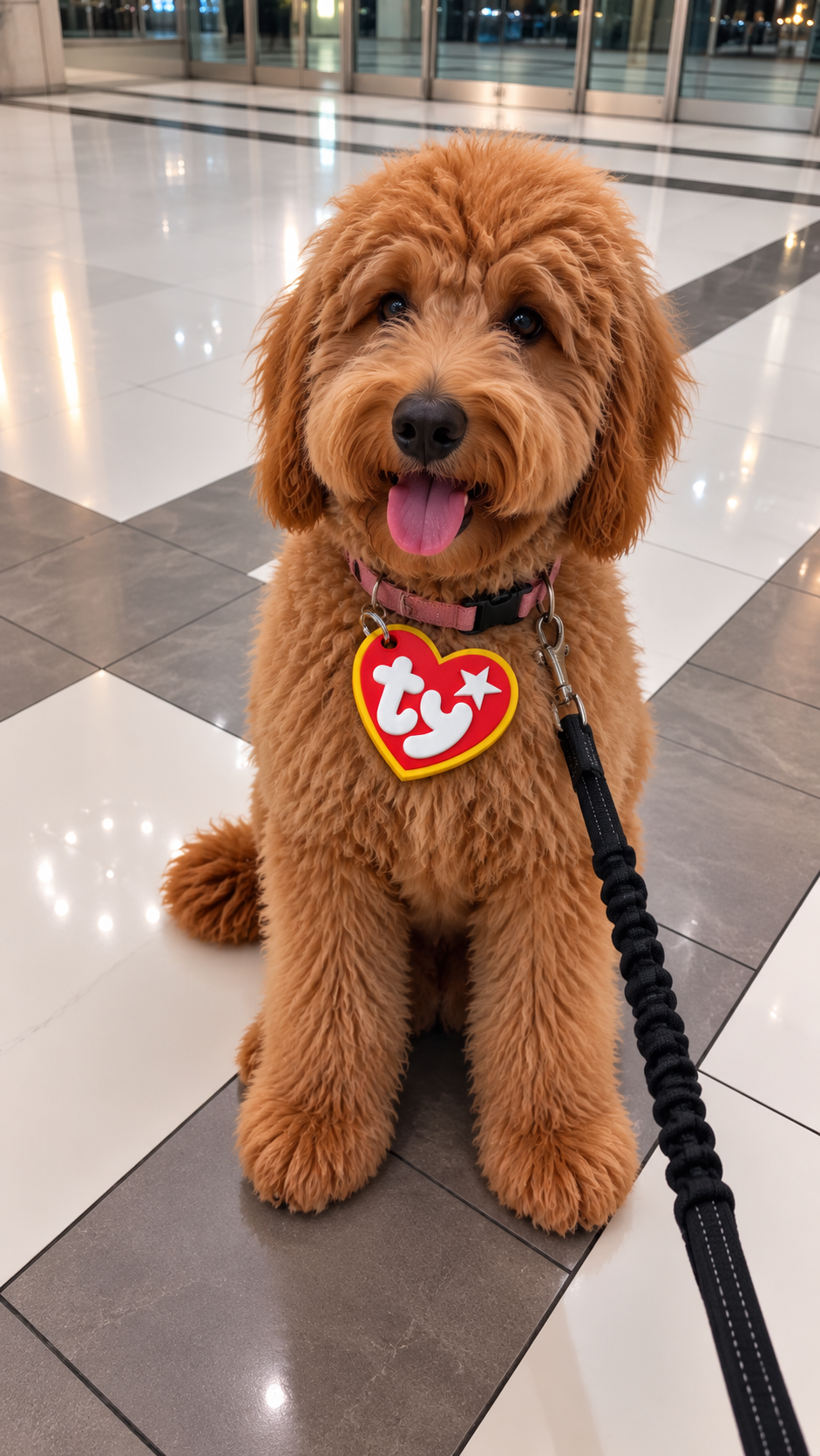 Halloween TY-Inspired Heart-Shaped Pet ID Tag – Cute Dog Costume Accessory image 5