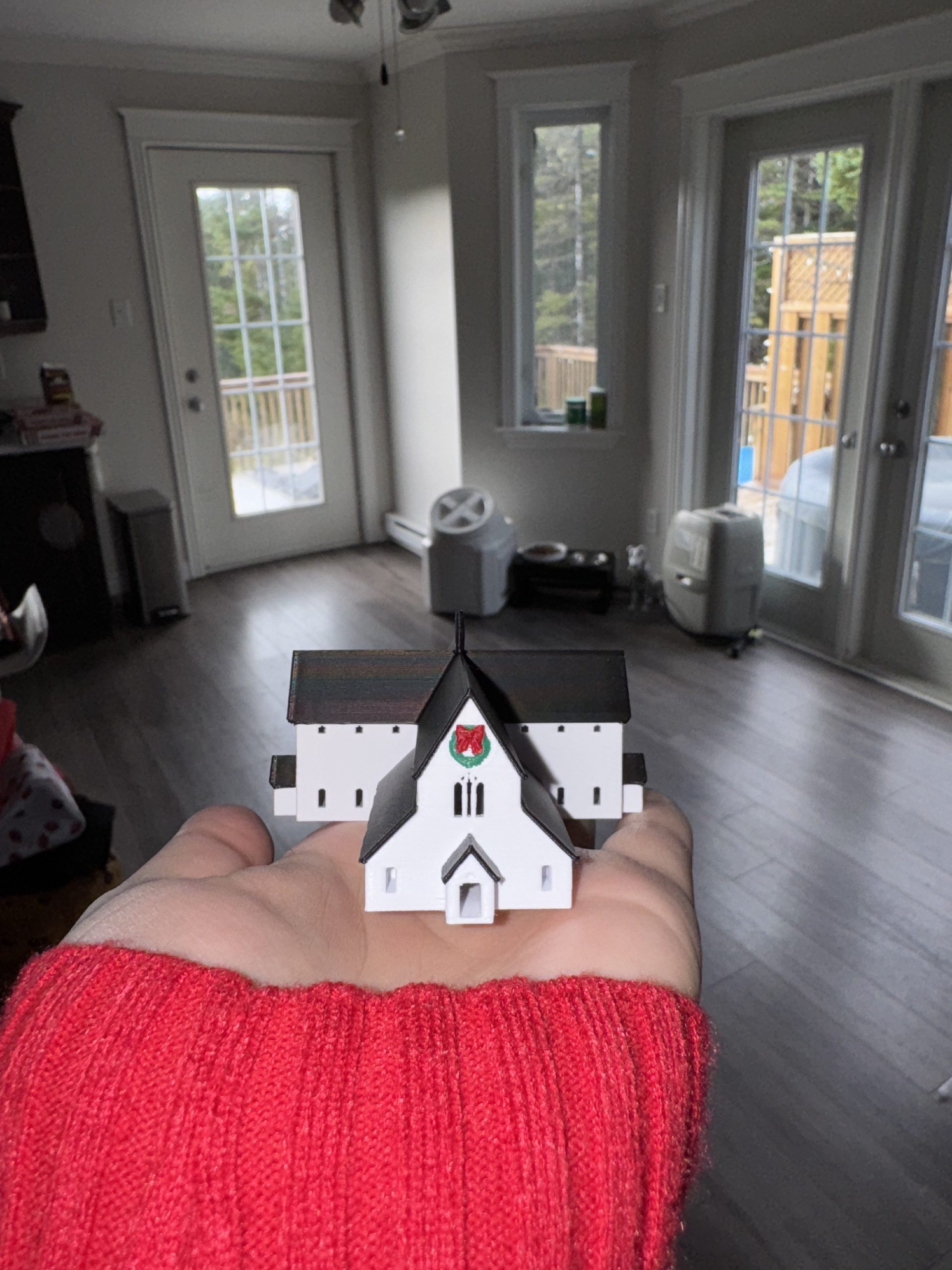 Holy Cross Church Eastport NL Christmas Ornament - Newfoundland-themed Gifts and Keepsakes