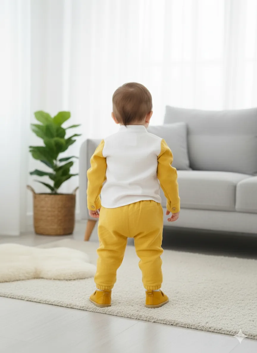 Düğmeli Bebek Takımı 21