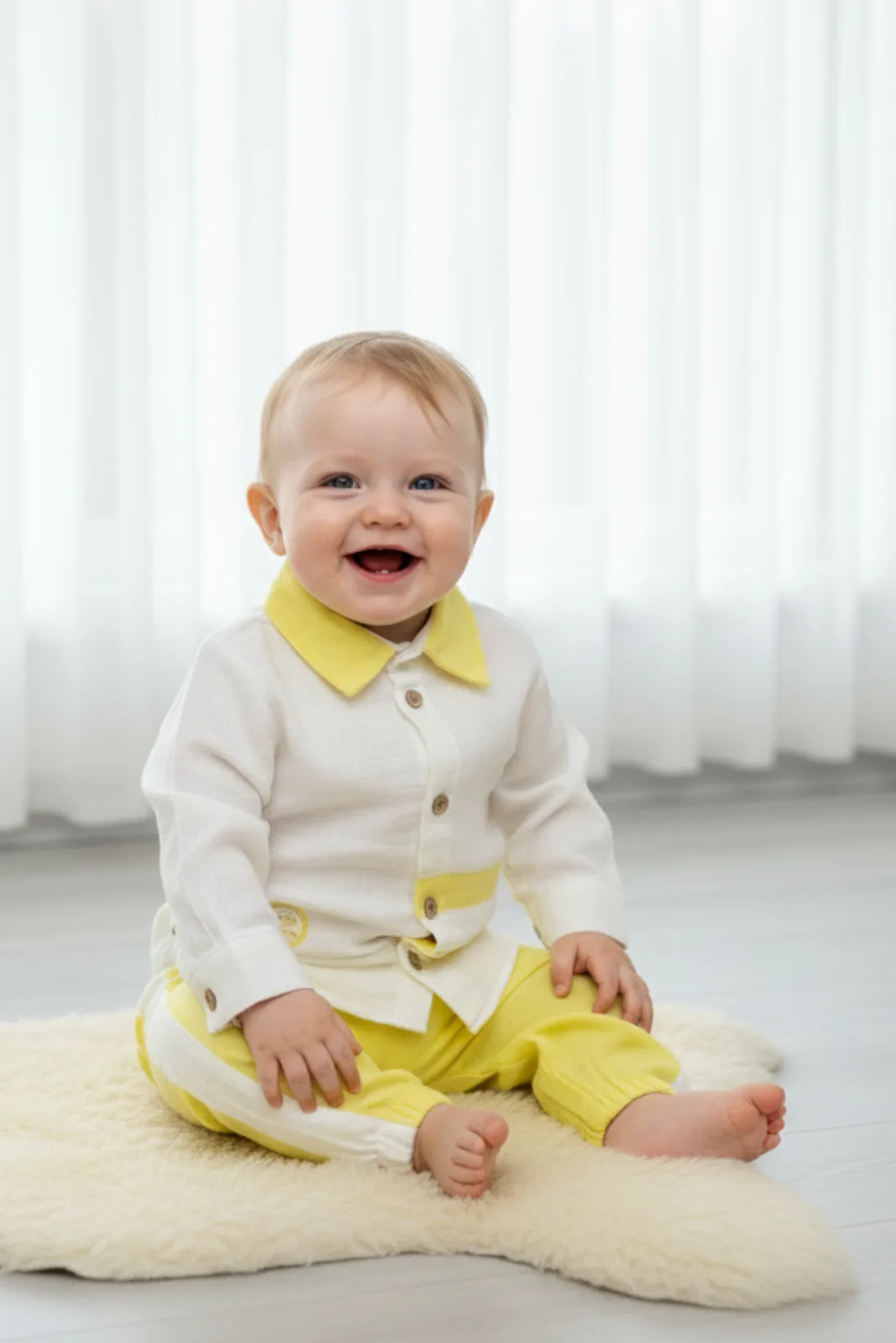 Düğmeli Bebek Takımı 33