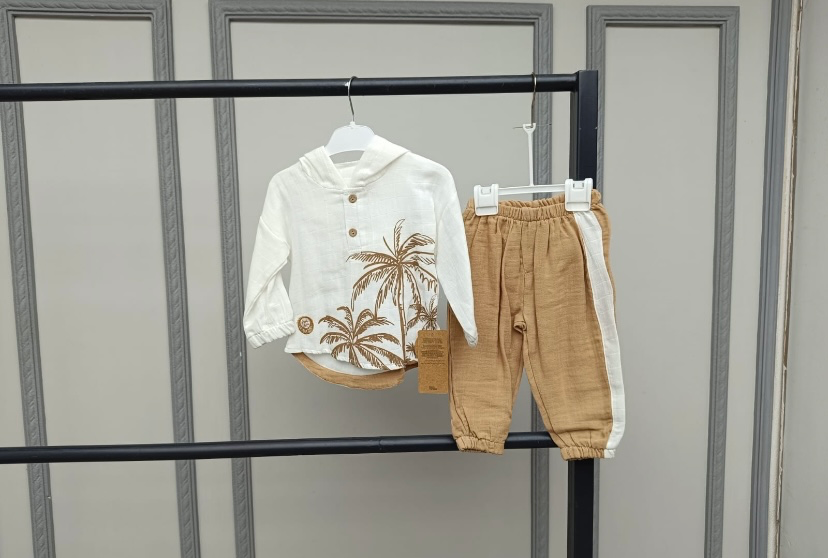 Hawai İkili Muslin Takım 3