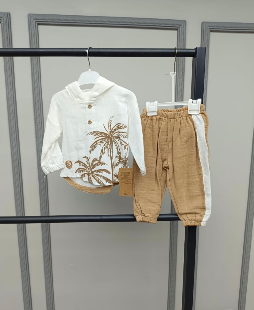 Hawai İkili Muslin Takım 4