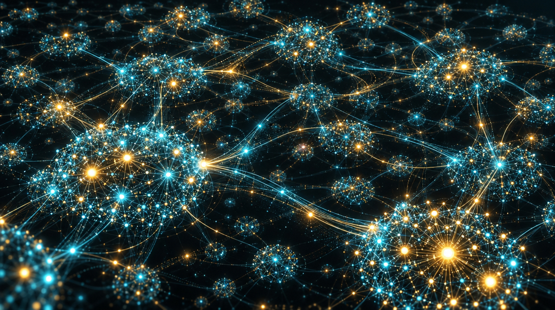 10000 agents network  -  illustration