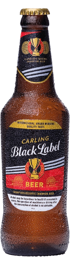 Carling Black Label bottle