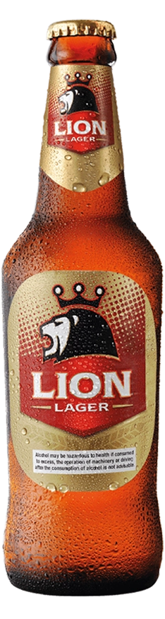 Lion Lager bottle