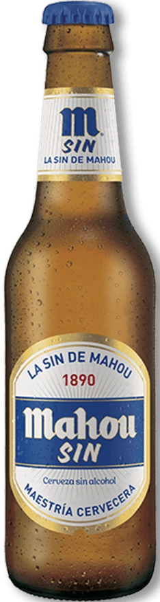 Mahou Sin bottle