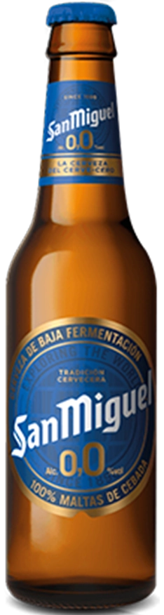 San Miguel 0.0 bottle