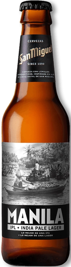 San Miguel Manila bottle