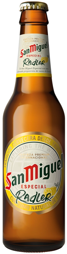 San Miguel Radler bottle