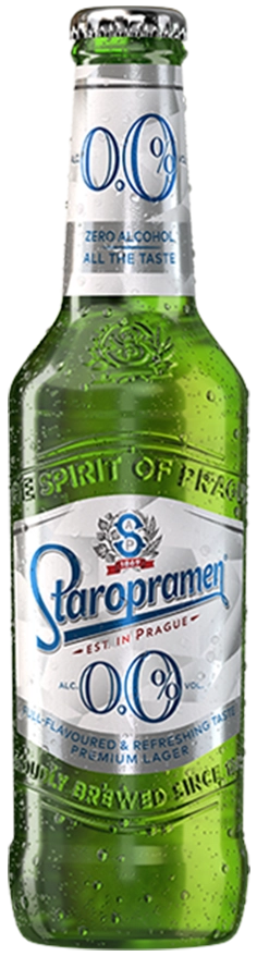 Staropramen 0.0% bottle