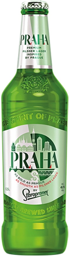 Staropramen Praha bottle