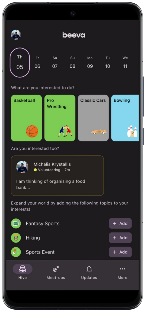Beeva Social Dashboard