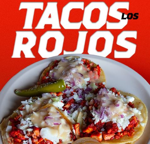TACOS DE ADOBADA LOS ROJOS ESTILO MOCHIS