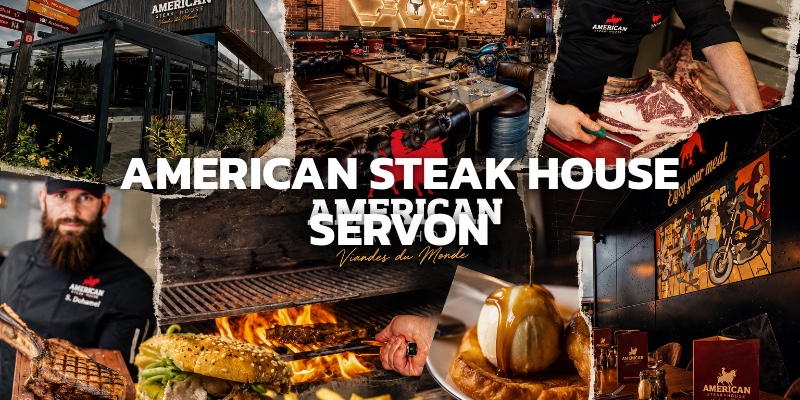 AMERICAN STEAK HOUSE SERVON 1