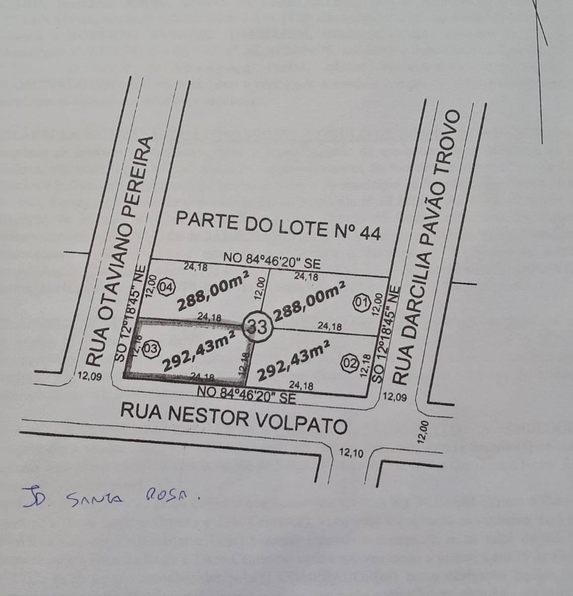 Lote/Terreno, Jardim Santa Rosa - Mandaguaçu