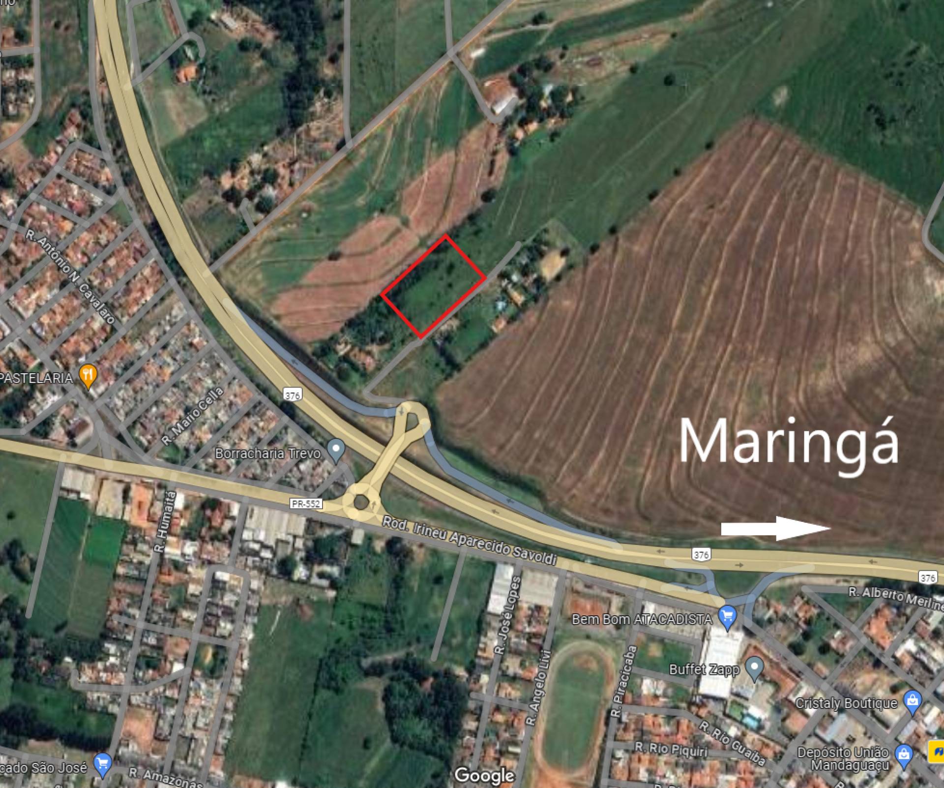 Lote/Terreno, BR-376 - Mandaguaçu