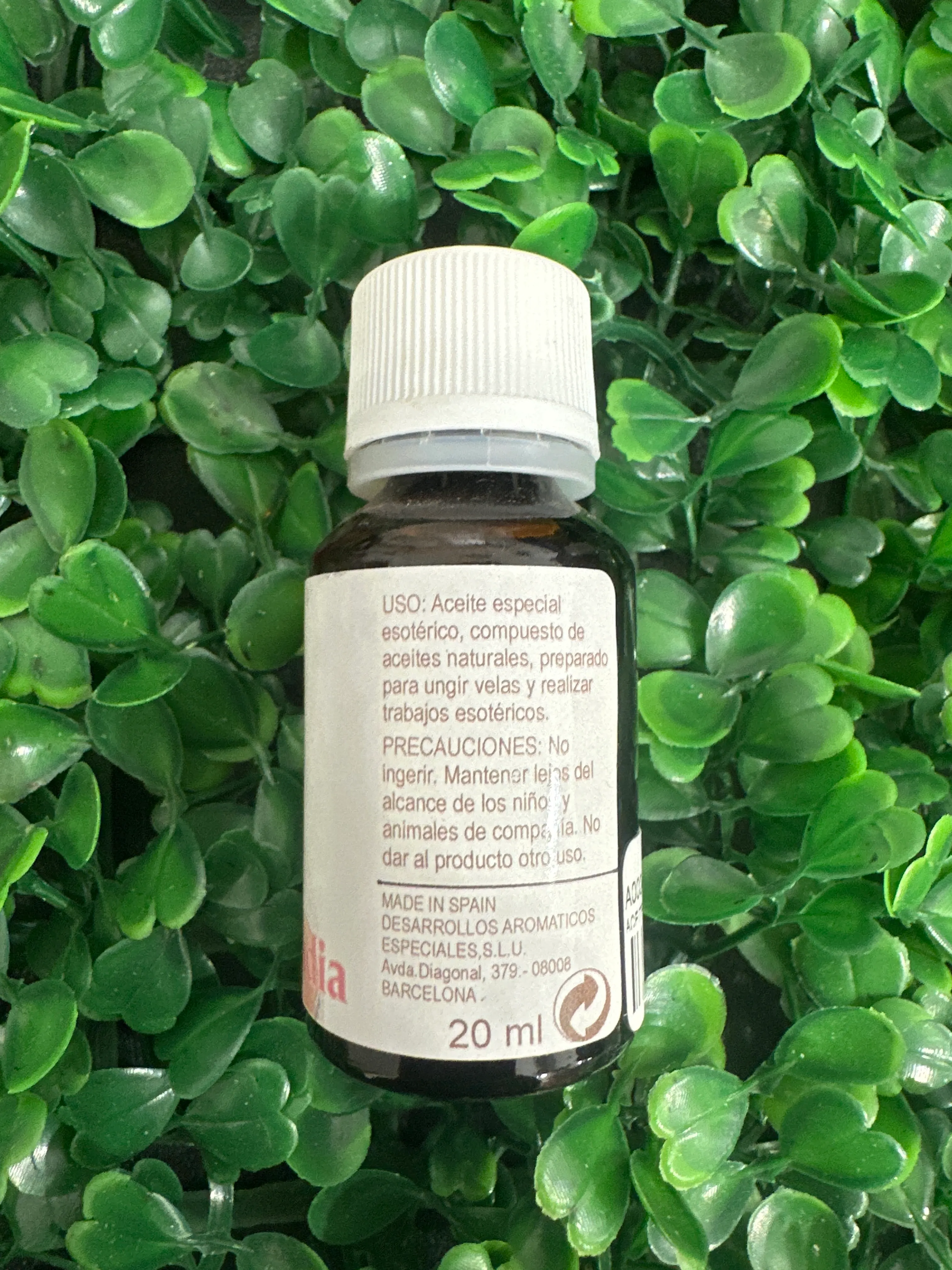 ACEITE LITÚRGICO CONTRA ENVIDIAS - imagen 1