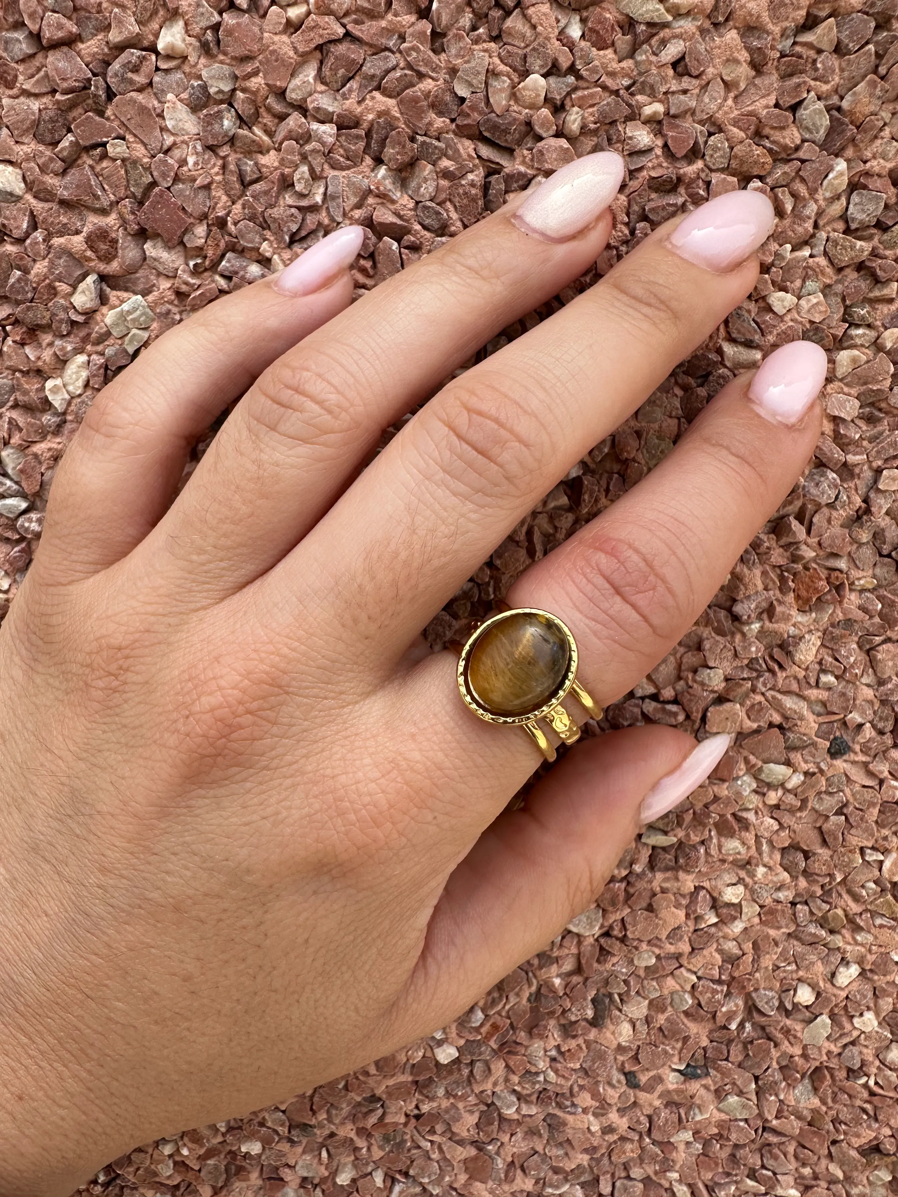Anillo ojo tigre - imagen 1