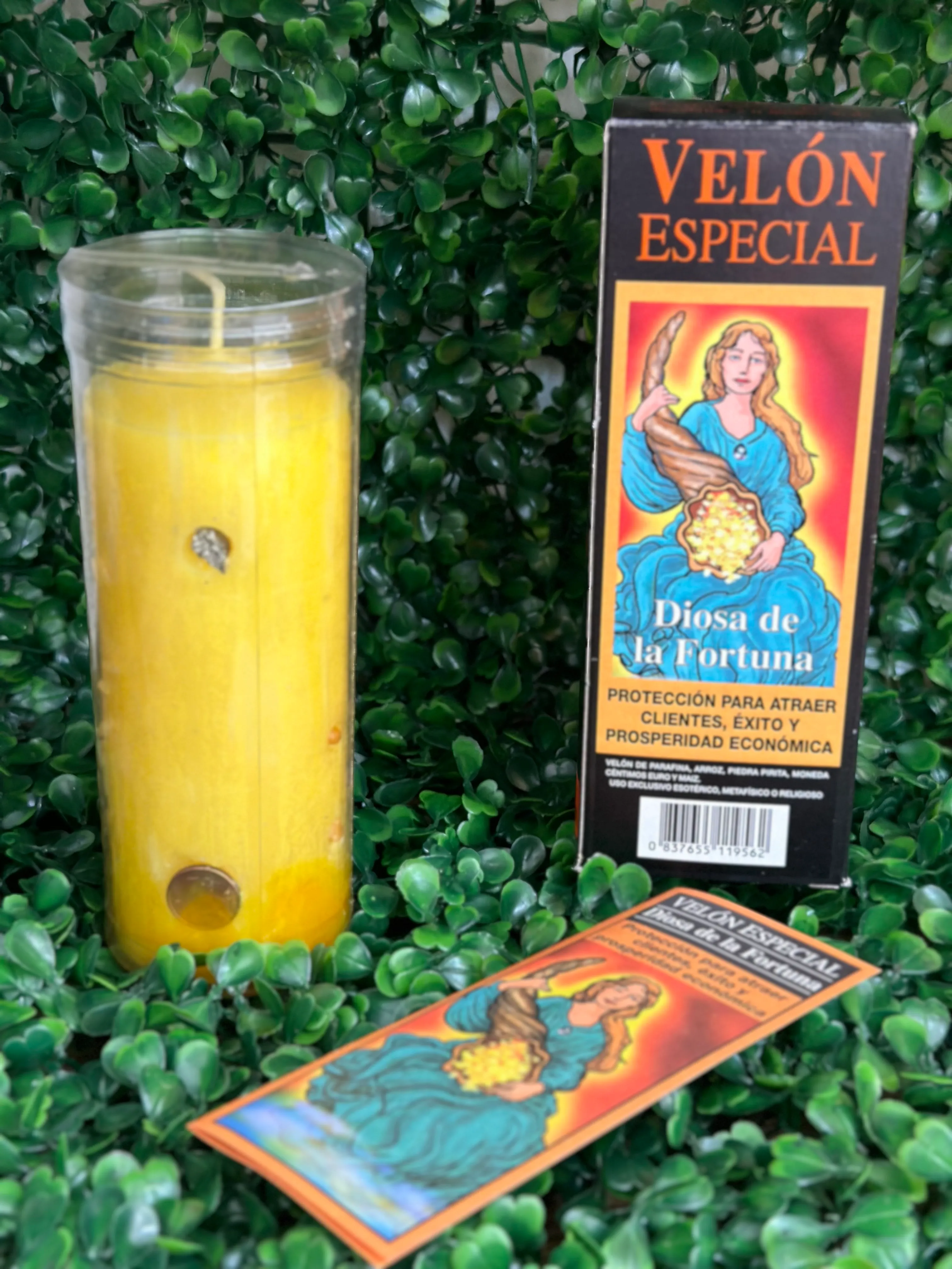 Producto Bella Bruja: Velón Especial Diosa Fortuna