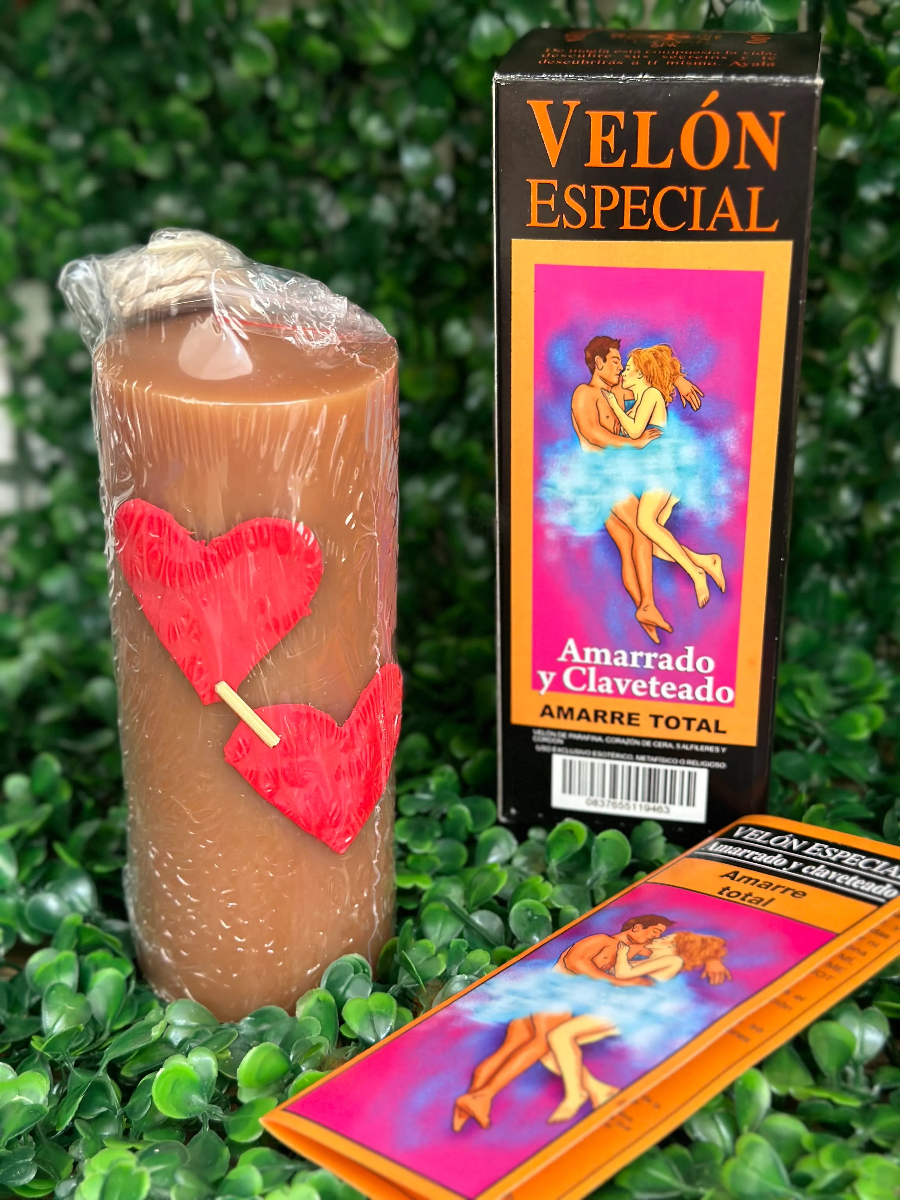Producto Bella Bruja: Velón Especial Amarrado Claveteado