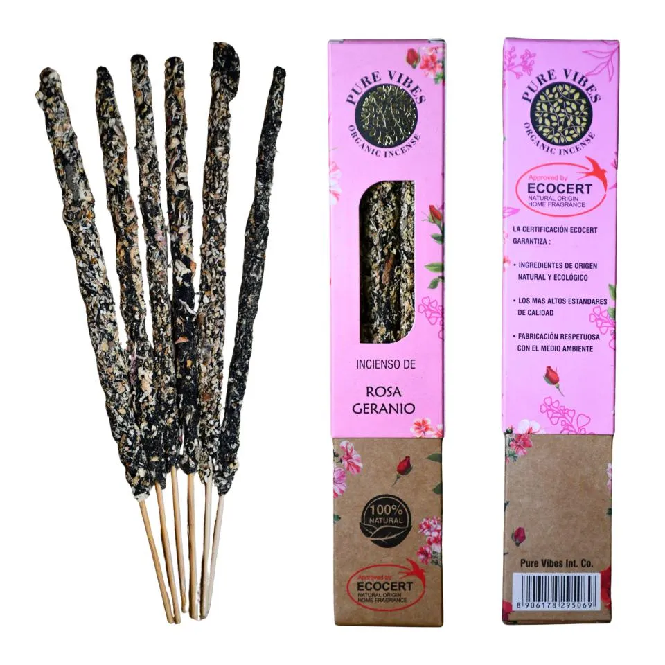 Producto Bella Bruja: Incienso Eco Rosa Geranio