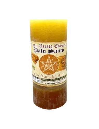 Producto Bella Bruja: Velón Palo Santo y Miel