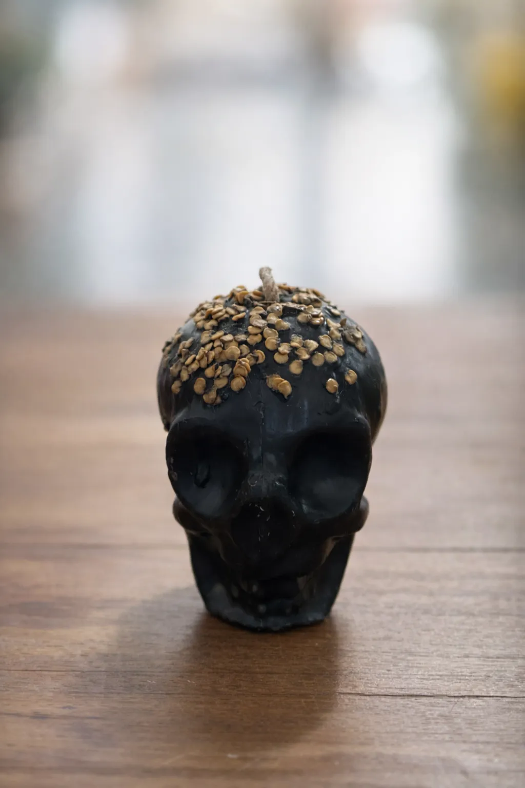 Producto Bella Bruja: VELA CRÁNEO NEGRO PIMIENTA