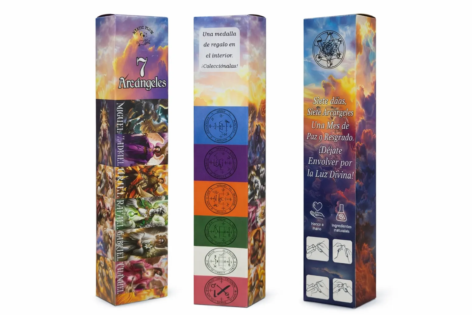 Producto Bella Bruja: Incienso Mystic Flow 7 Arcangeles Medalla