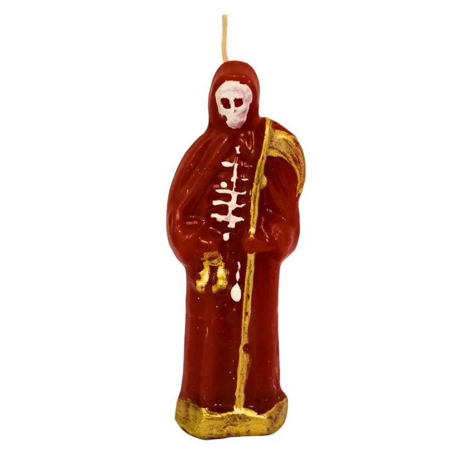 Producto Bella Bruja: VELA SANTA MUERTE ROJA