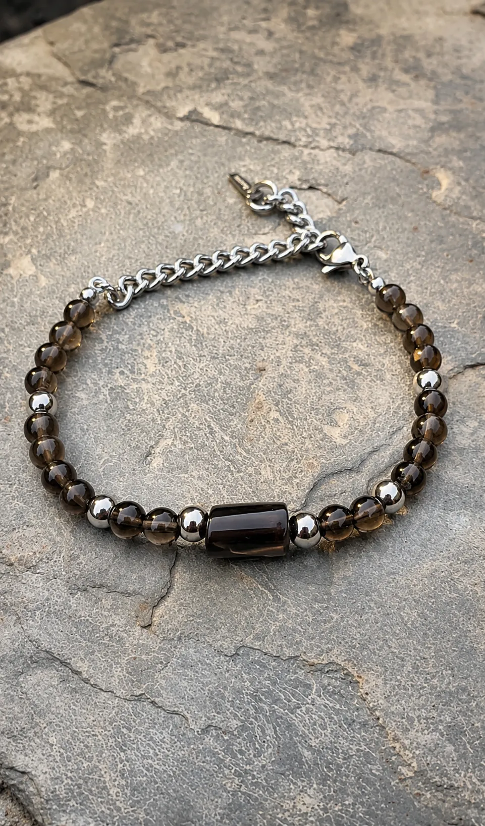 Producto Bella Bruja: Pulsera Cuarzo Ahumado