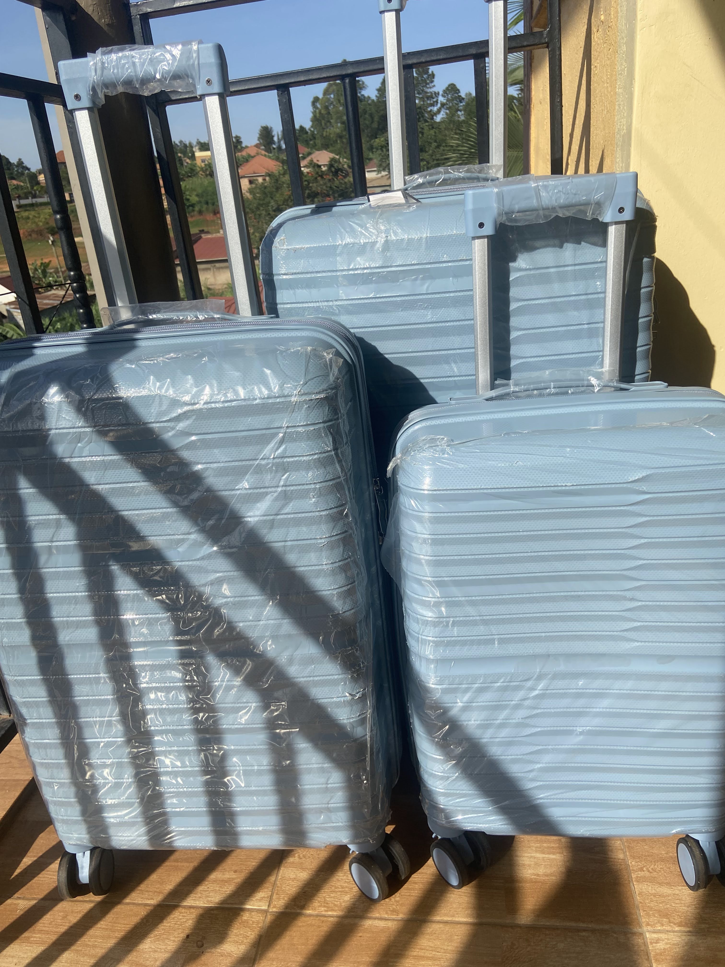 Rubber suitcases 