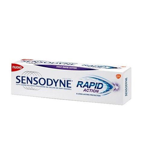 Sensodyne rapid action toothpaste 