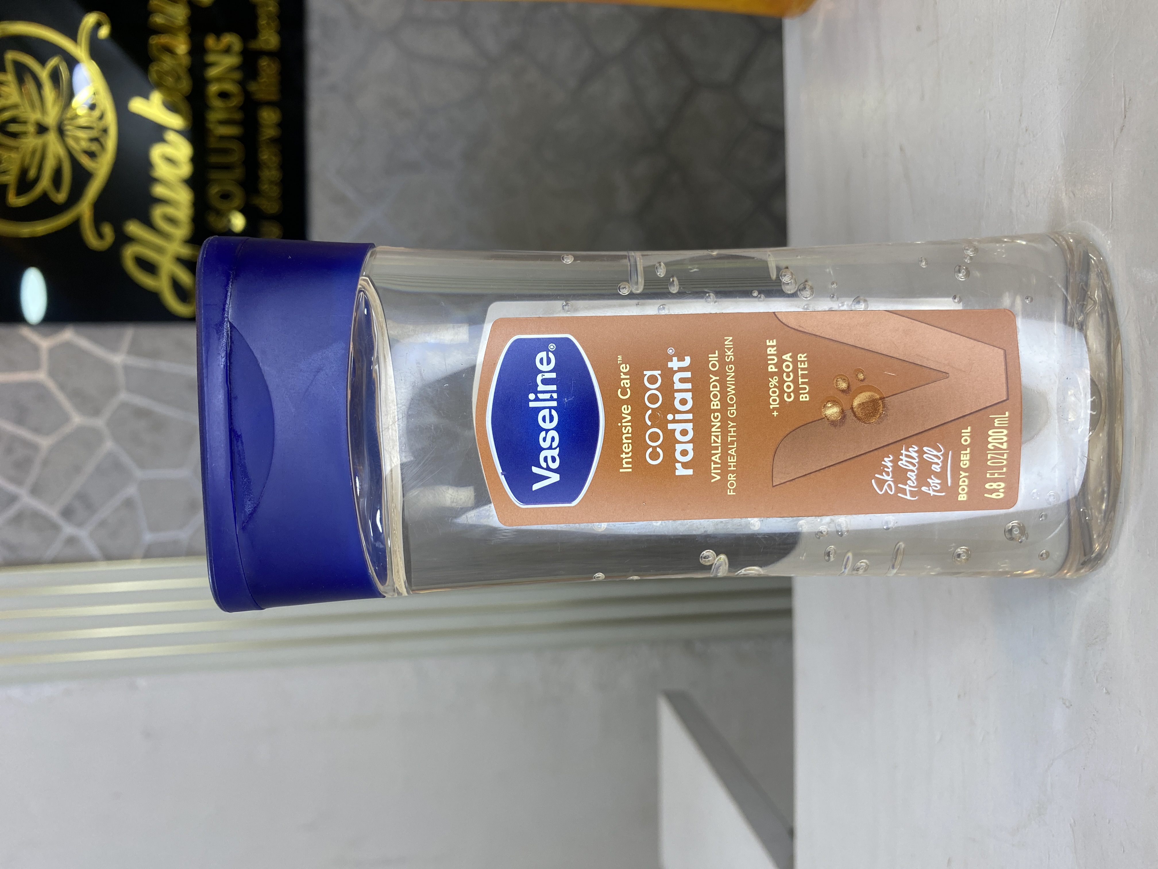 Vaseline oil cocoa radiant