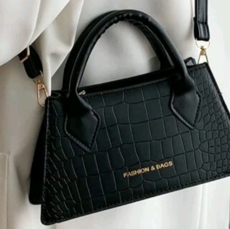 Croc Texured Handbag