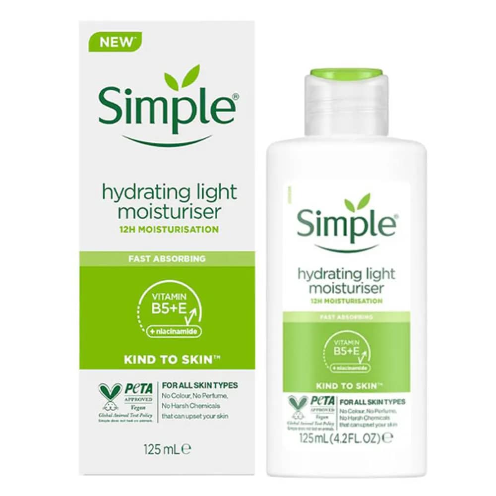 Simple hydrating light moisturizer 
