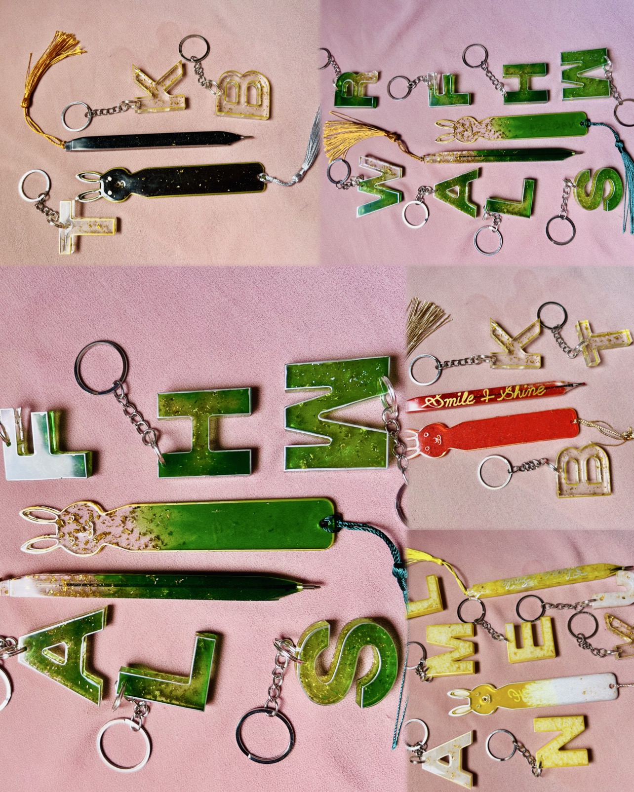 customized keychains , bookmarks and pen are available…