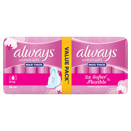 Always cotton soft pads value pack